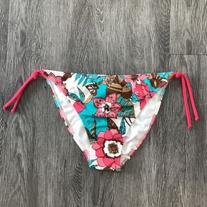 Bikini Bottom Sale* Turquoise Fuchsia Swim Bottom